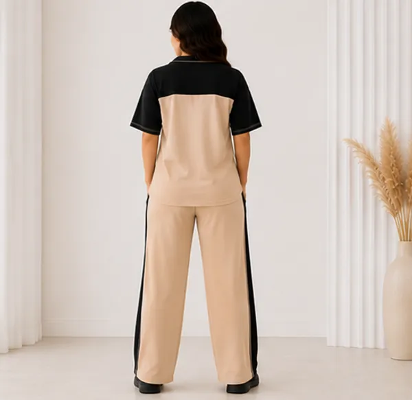 Beige_Coffee_Typography_Co-Ord_Set_-_Casual_Loungewear_Top_&_Pants
