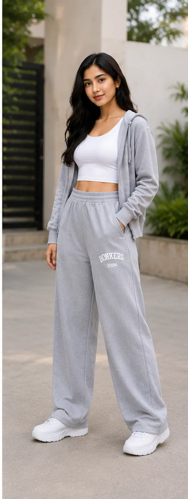 Girls_Wide_Leg_Track_Pant_|_Kids_Cotton_Blend_Straight_Fit_Lower_with_Side_Pockets_|_Elastic_Waist_Casual_Bottom_Wear_|_Grey_&_Black_|_Age_8–15_Years