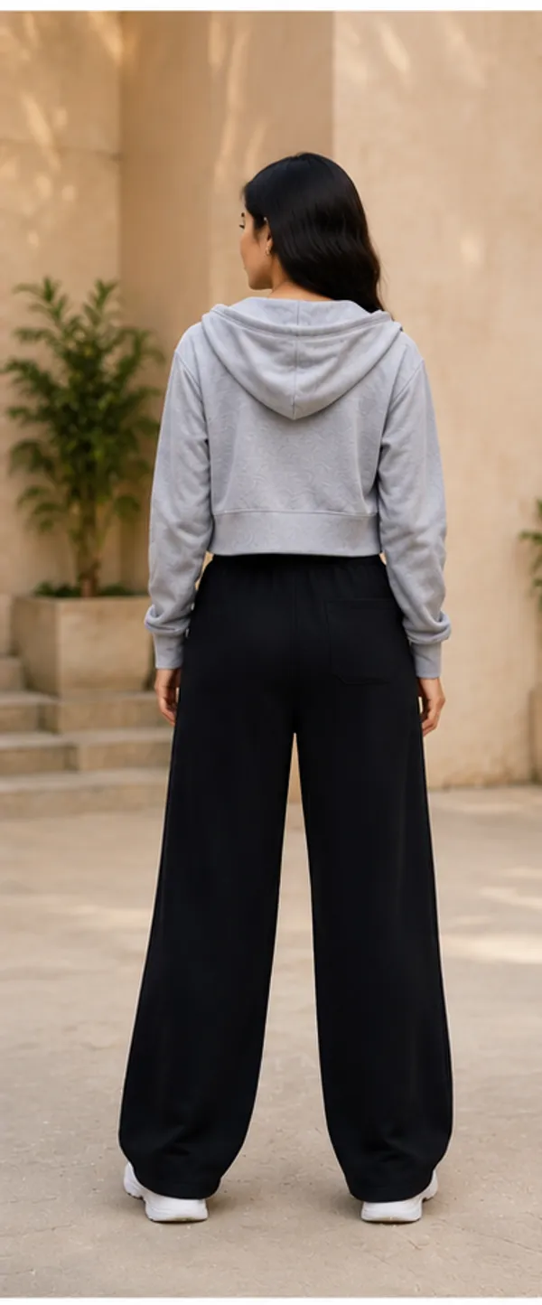 Girls_Wide_Leg_Track_Pant_|_Kids_Cotton_Blend_Straight_Fit_Lower_with_Side_Pockets_|_Elastic_Waist_Casual_Bottom_Wear_|_Grey_&_Black_|_Age_8–15_Years