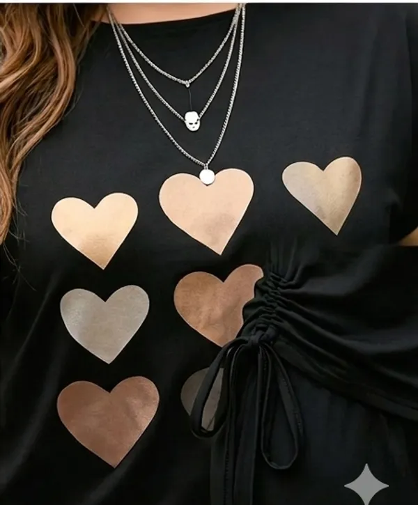 Women_Black_Two-Piece_Set_With_Heart_Print_-_Top_&_Pants_Combo