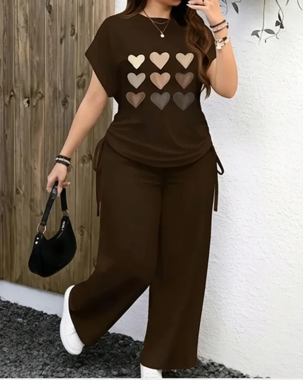 Brown_Heart_Print_Co-Ord_Set_-_Casual_Loungewear_Top_&_Pants