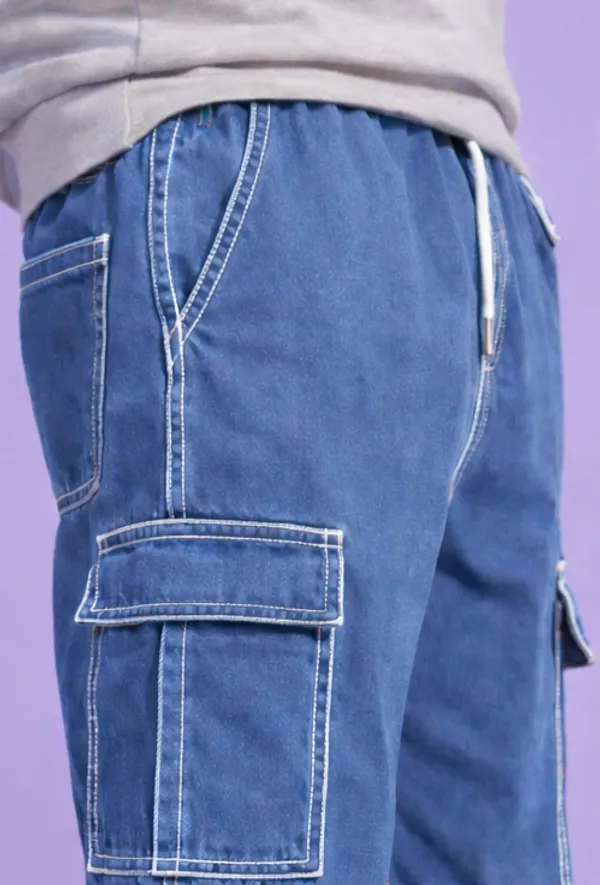 Blue_Kids_Drawstring_Jeans_For_Unisex