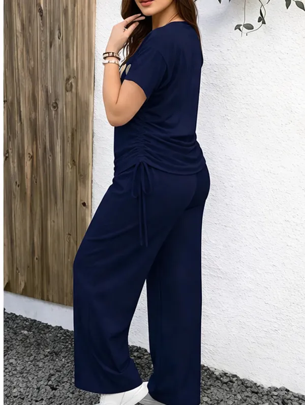 Navy_Blue_Heart_Print_Set_-_Comfortable_Two-Piece_Top_And_Pants