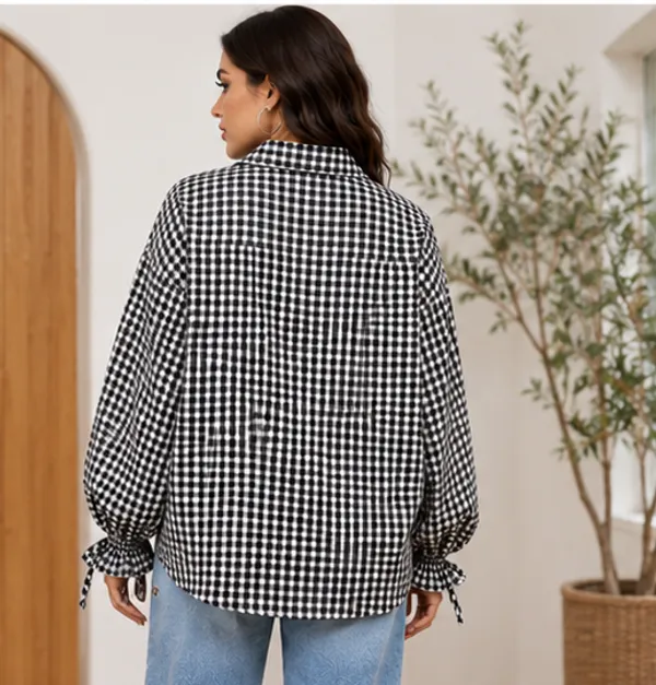 Women's_Black_&_White_Checked_Casual_Shirt_|_Full_Sleeve_Regular_Fit_Cotton_Blend