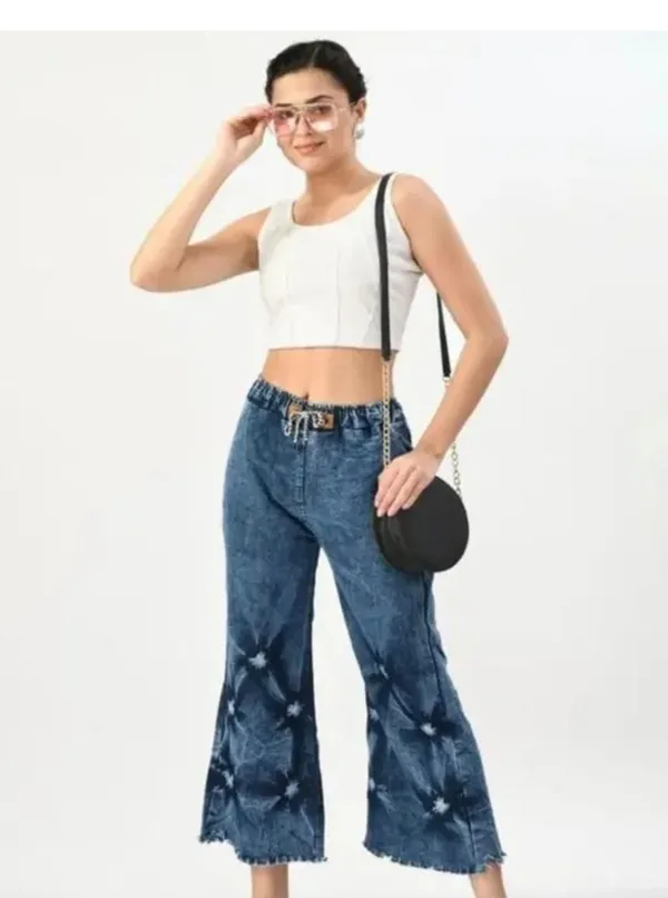 Women_Blue_Tie-Dye_Wide_Leg_Palazzo_Pants_With_Floral_Print