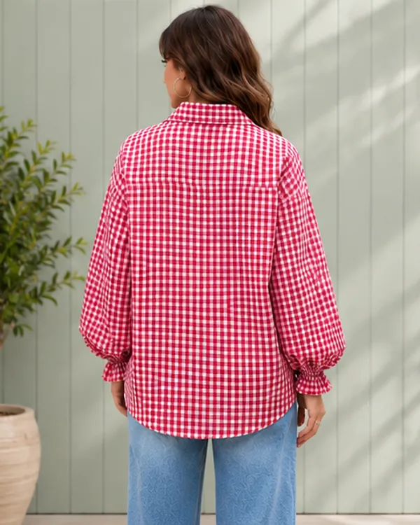 Women's_White_&_Pink_Checked_Casual_Shirt_|_Full_Sleeve_Regular_Fit_Cotton_Blend