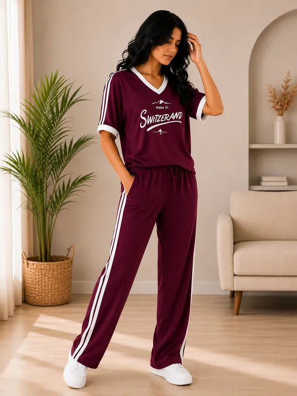 Women's_Premium_Night_Suit_Set_|_Lounge_Wear_Co-Ord_|_Black,_Brown,_Wine_&_Beige