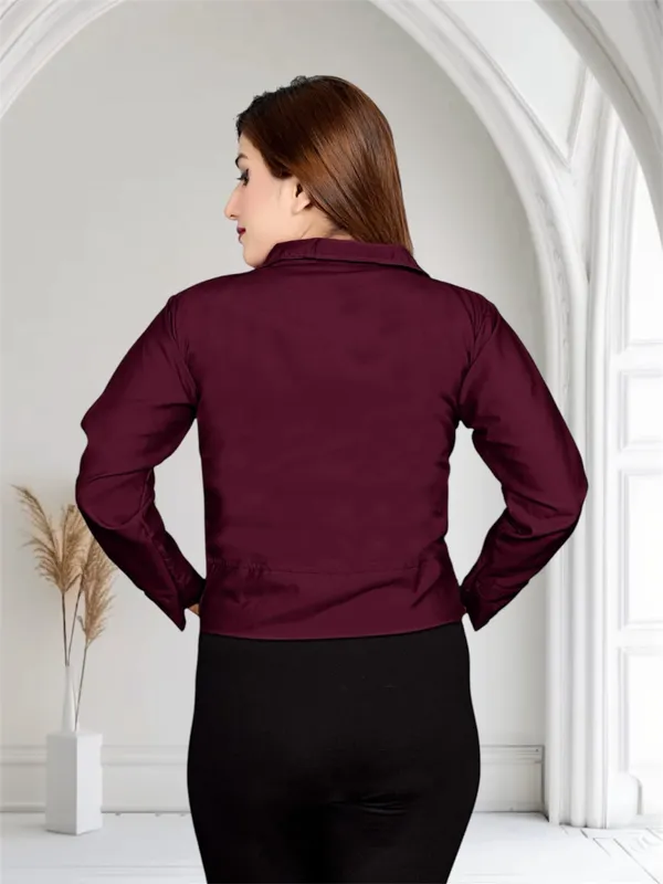Women_Maroon_Bomber_Jacket_With_Crop_Top
