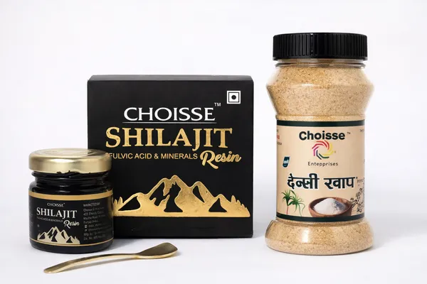 Choisse_Shilajit_Resin_-_Pure_Himalayan_Shilajit_With_Fulvic_Acid_&_Minerals_And_Desi_Khaand_-_400_Gm