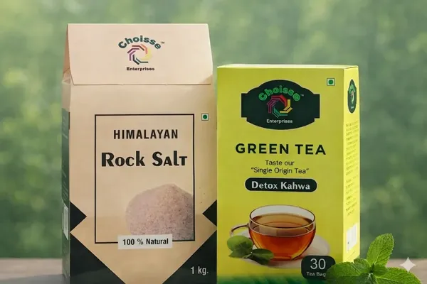 Choisse_Himalayan_Rock_Salt_-_100%_Natural_-_1_Kg_And_Green_Tea_Detox_Kahwa_-_Single_Origin_Tea_(30_Tea_Bags)_AndGreen_Tea_Detox_Kahwa_-_Single_Origin_Tea_(30_Tea_Bags)