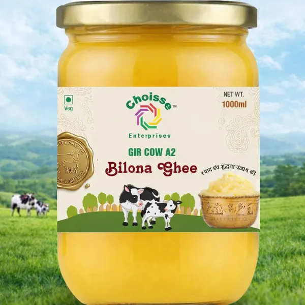Choisse_Gir_Cow_A2_Bilona_Ghee_-_Pure_Desi_Ghee_(1000Ml)_And_Green_Tea_Detox_Kahwa_-_Single_Origin_Tea_(30_Tea_Bags)