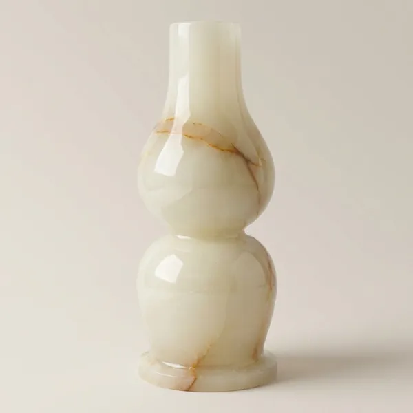 White_Jade_Gourd_Bottle_Vase_Traditional_Chinese_Decorative_Ornament