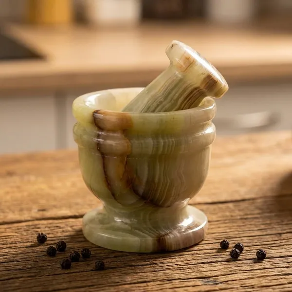 Miniature_Marble_Mortar_And_Pestle_Decorative_Stone_Grinding_Set