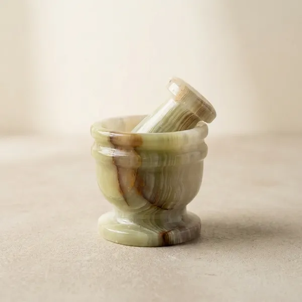 Miniature_Marble_Mortar_And_Pestle_Decorative_Stone_Grinding_Set