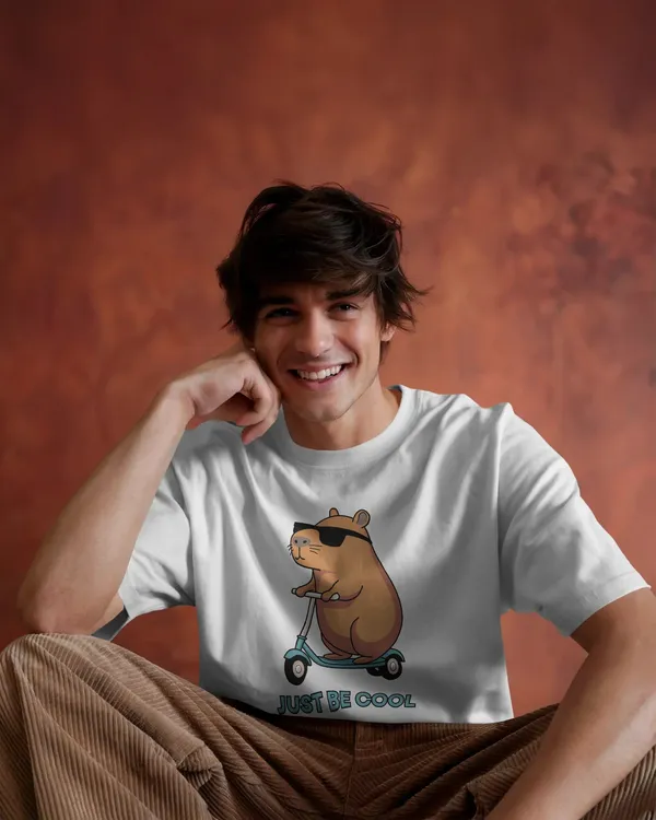 Men_Be_Cool_Backprint_Oversized_Tshirt_Beige