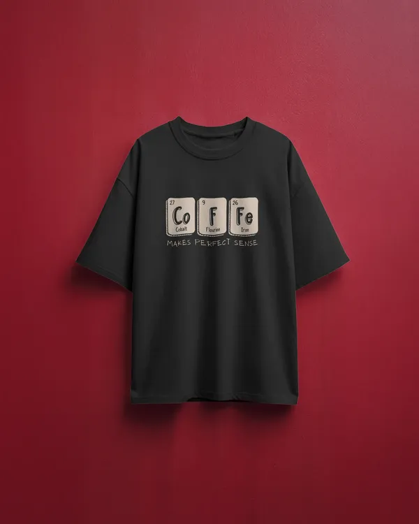 Men_Coffee_Oversized_Tshirt_Black