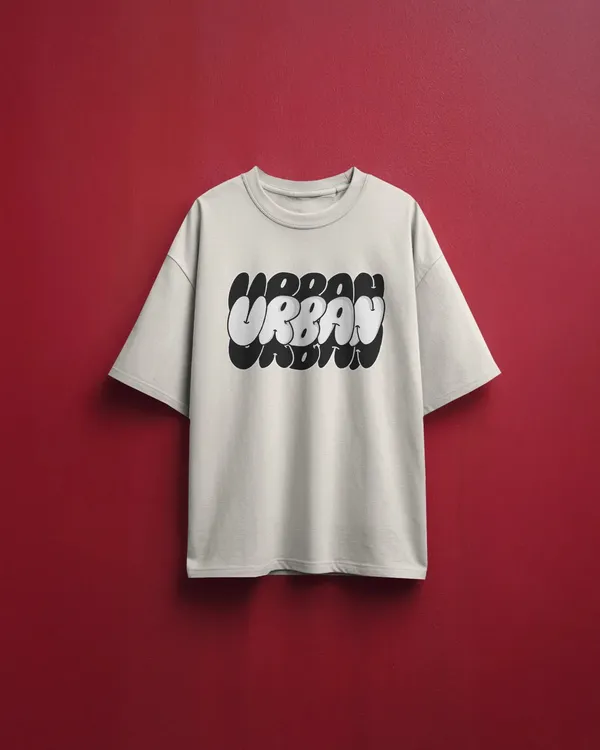 Men_Urban_Typographic_Oversized_Tshirt_Beige