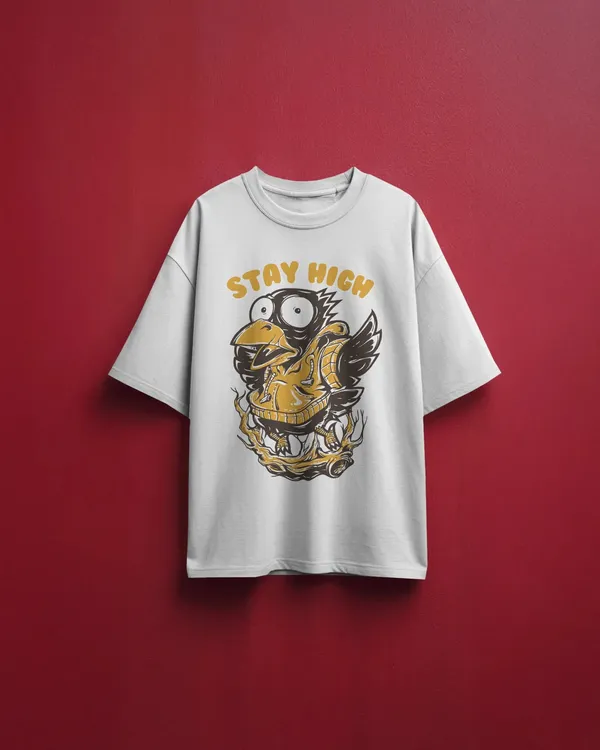Men_Stay_High_Oversized_T_Shirt_White