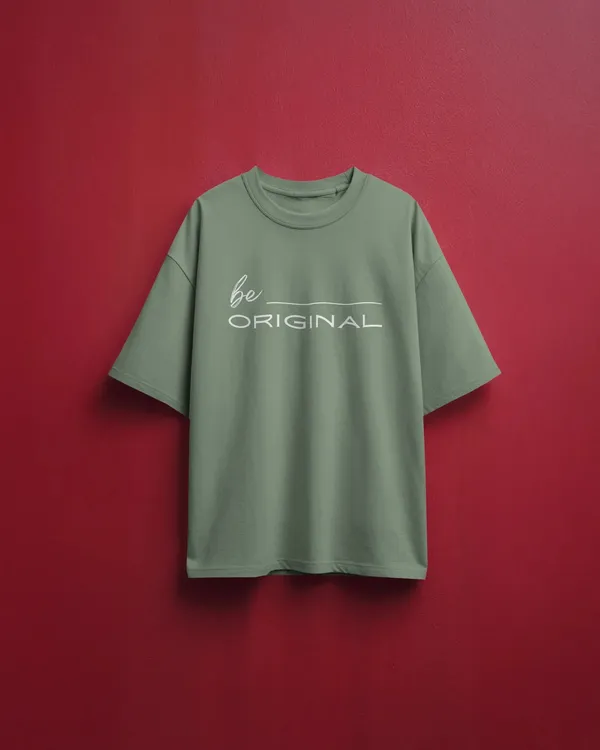 Men_Be_Original_Oversized_T_Shirt_Olive_Green