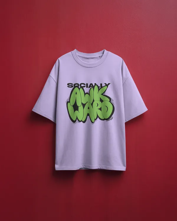 Men_Socially_Awkward_Typographic_Oversized_Tshirt_Lavender