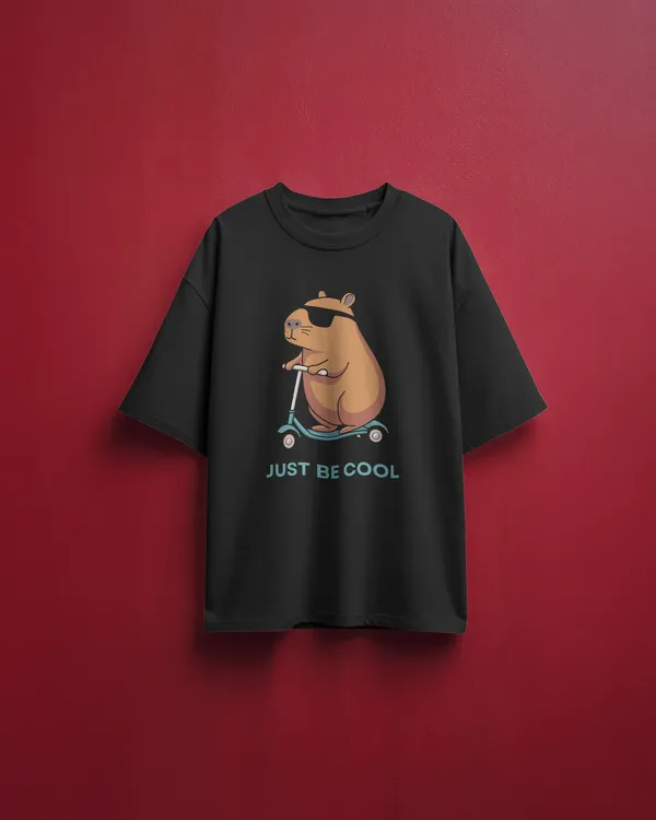 Men_Be_Cool_Backprint_Oversized_Tshirt_Black
