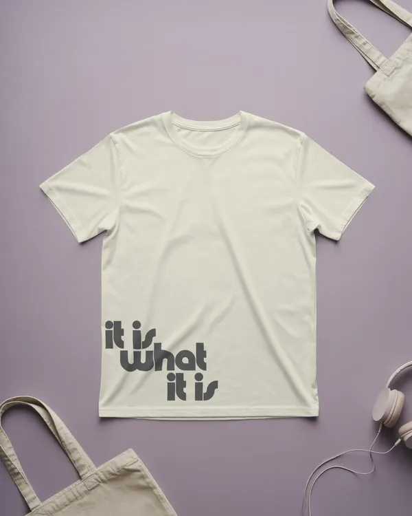 Men_It_Is_What_It_Is_Typographic_Oversized_Tshirt_Cream