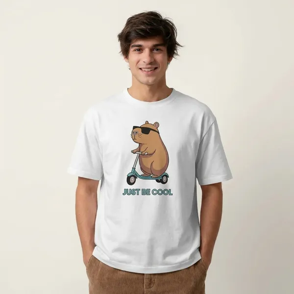 Men_Be_Cool_Backprint_Oversized_Tshirt_Beige