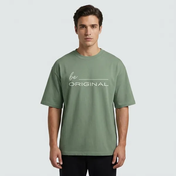 Men_Be_Original_Oversized_T_Shirt_Olive_Green