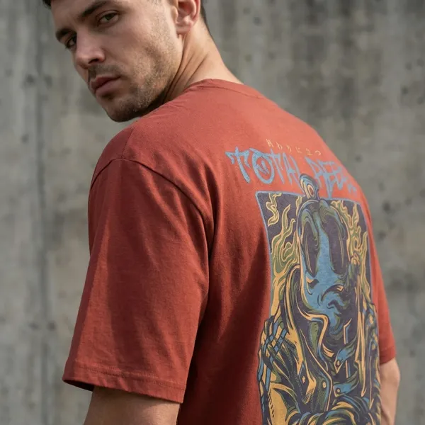 Men_Total_Rebel_Oversized_T_Shirt_Dark_Red