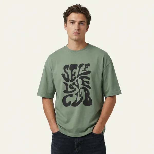 Men_Self_Love_Club_Oversized_T_Shirt_Olive_Green