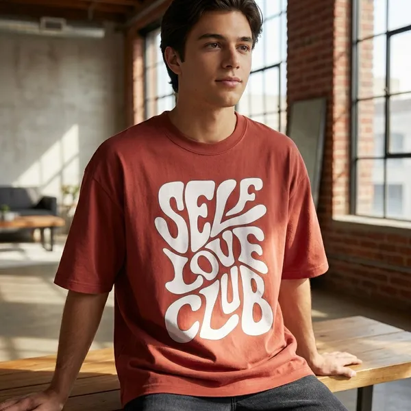 Men_Self_Love_Club_Oversized_T_Shirt_Dark_Red
