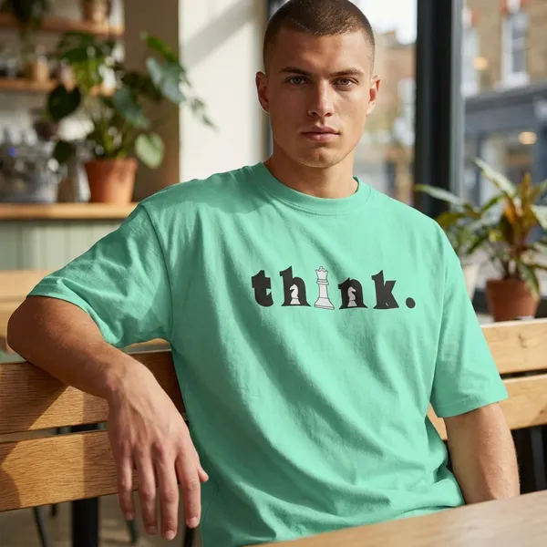 Men_Think_Typographic_Oversized_Tshirt_Aqua