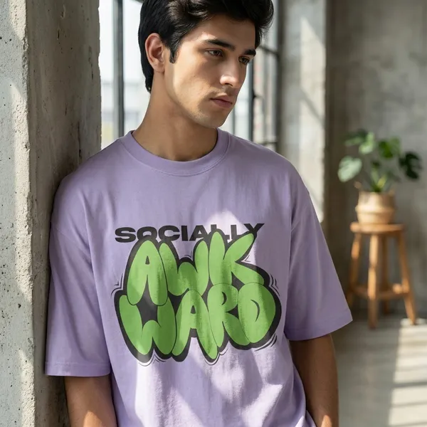 Men_Socially_Awkward_Typographic_Oversized_Tshirt_Lavender