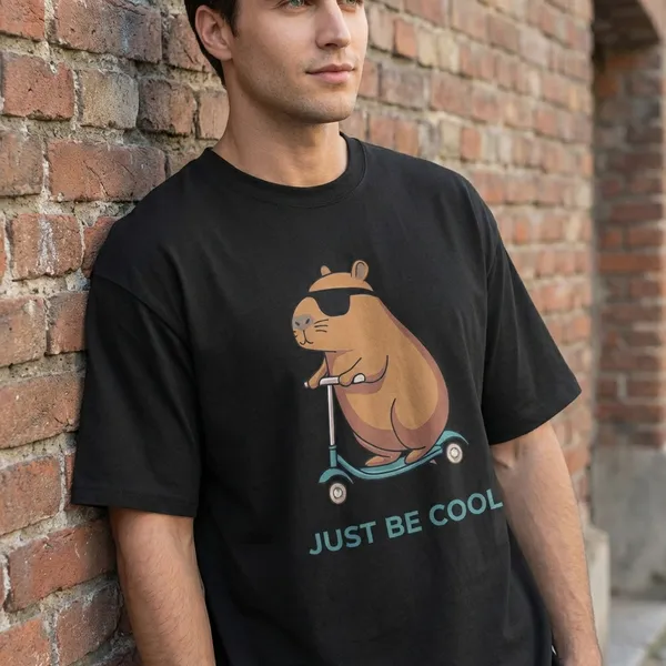Men_Be_Cool_Backprint_Oversized_Tshirt_Black