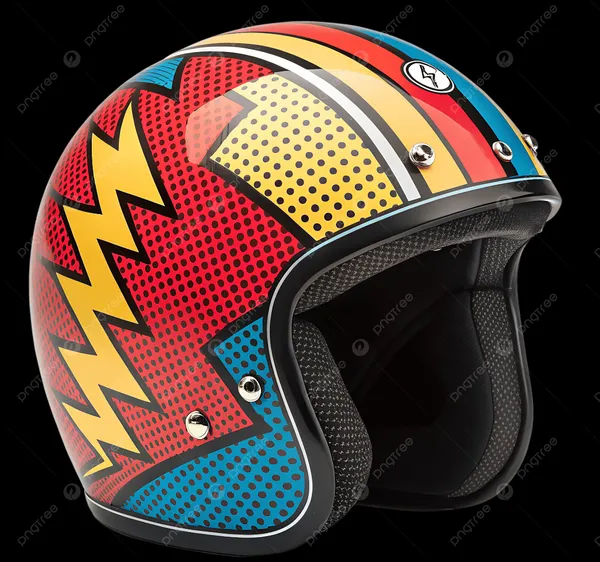 Pop_Art_Comic_Style_Open_Face_Helmet_With_Colorful_Graphics