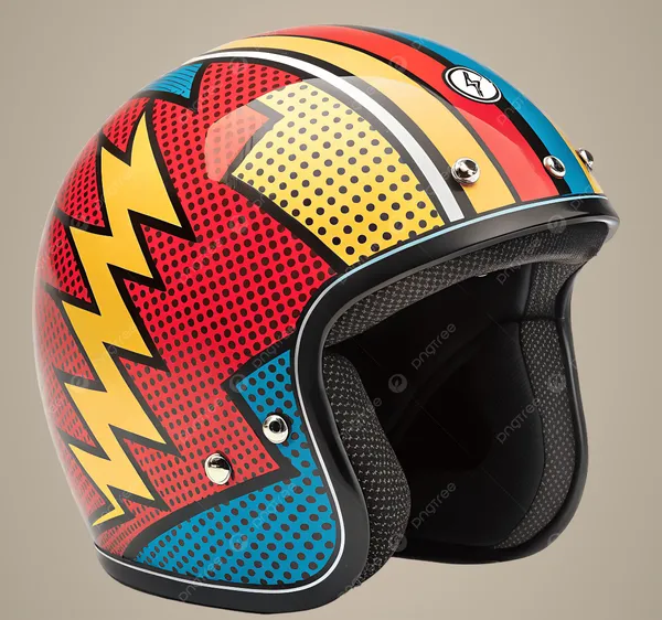 Pop_Art_Comic_Style_Open_Face_Helmet_With_Colorful_Graphics