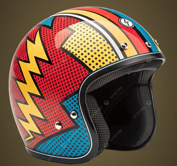 Pop_Art_Comic_Style_Open_Face_Helmet_With_Colorful_Graphics