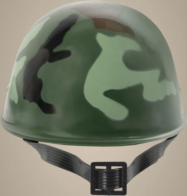 Army_Green_Camouflage_Printed_Kids_Helmet_With_Adjustable_Strap