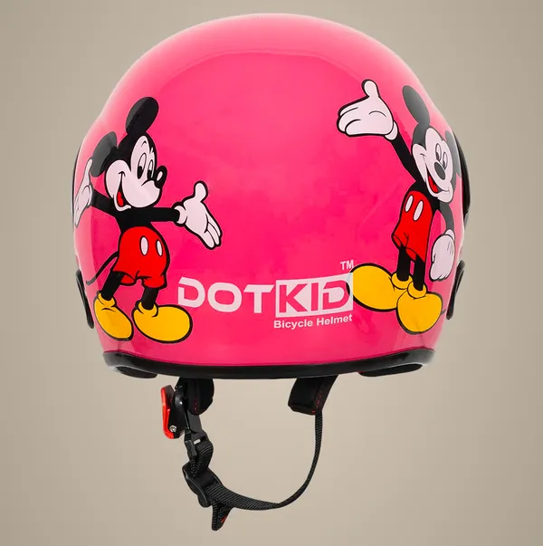 Dotkid_Mickey_Mouse_Bicycle_Helmet_For_Kids_-_Pink