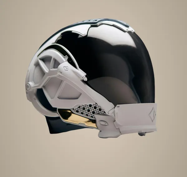 Futuristic_Motorcycle_Helmet_With_Sleek_Black_And_White_Design