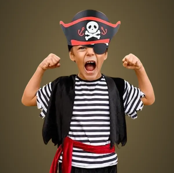 Kids_Pirate_Costume_Set_With_Hat,_Vest,_Striped_Shirt_And_Red_Sash