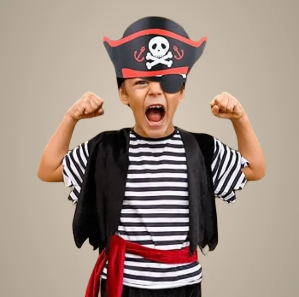 Kids_Pirate_Costume_Set_With_Hat,_Vest,_Striped_Shirt_And_Red_Sash