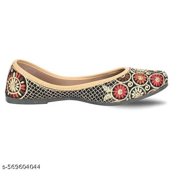 Beige_Synthetic_Leather_Jutti_For_Women