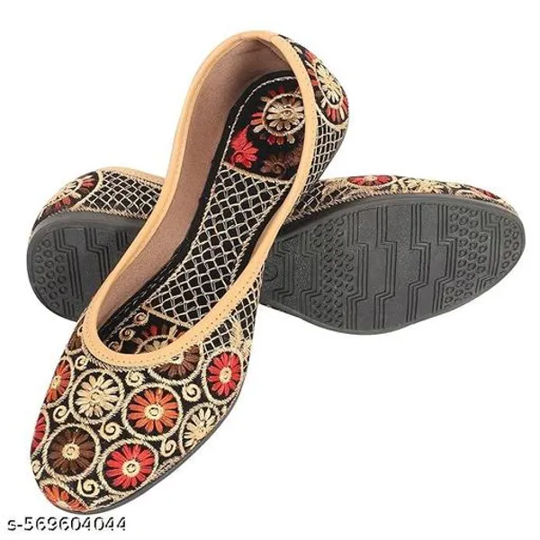 Beige_Synthetic_Leather_Jutti_For_Women