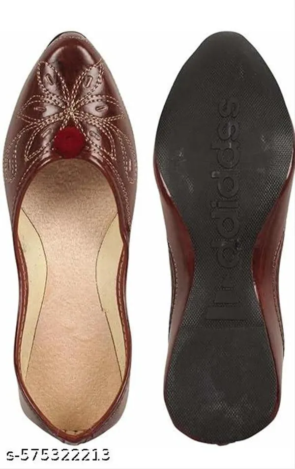 Maroon_Synthetic_Leather_Jutti_For_Women