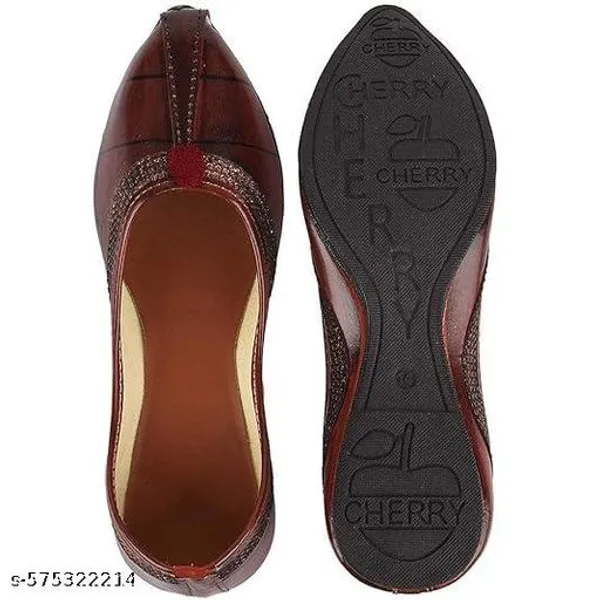 Maroon_Synthetic_Leather_Jutti_For_Women