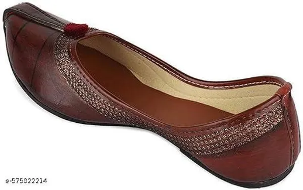 Maroon_Synthetic_Leather_Jutti_For_Women