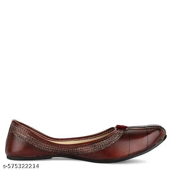 Maroon_Synthetic_Leather_Jutti_For_Women