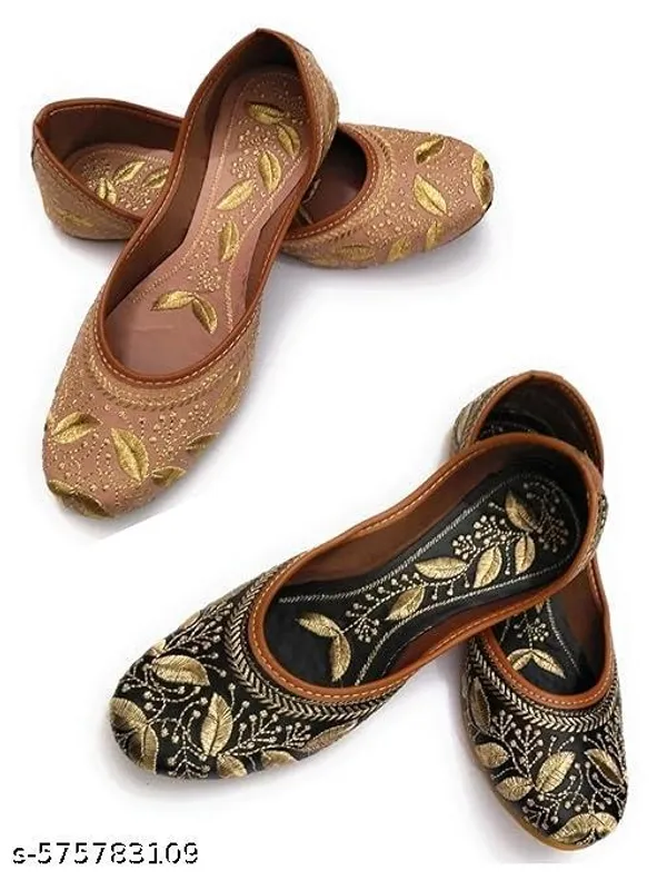 Brown_Synthetic_Leather_Jutti_For_Women