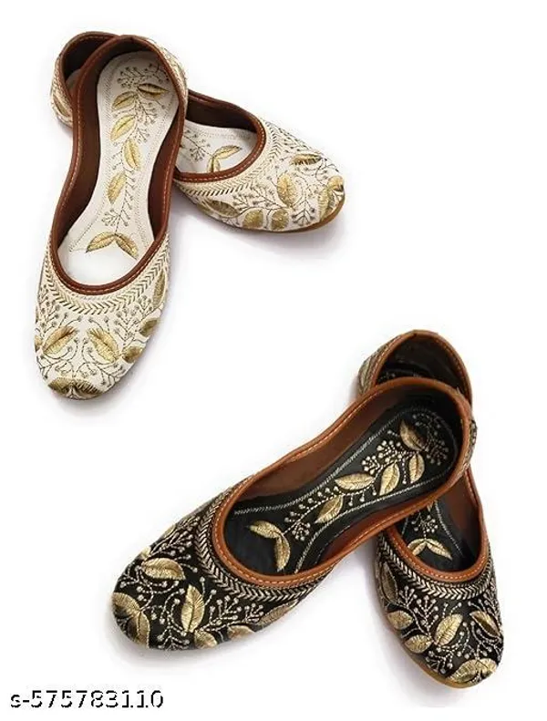 Beige_Synthetic_Leather_Jutti_For_Women